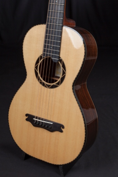 Hand built acoustic guitar by luthier Jay Rosenblatt