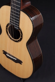 Hand built acoustic guitar by luthier Jay Rosenblatt