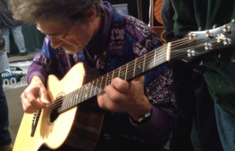 Kinloch Nelson playing a Jay Rosenblatt Guitar