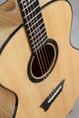 Curly maple and Sitka acoustic guitar by Jay Rosenblatt